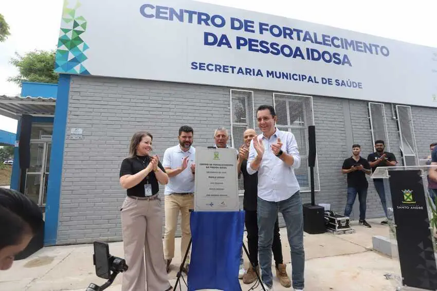 Santo André entrega novo Centro de Fortalecimento da Pessoa Idosa