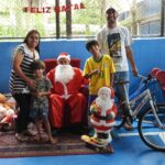 Semasa entrega cerca de 800 brinquedos e roupas durante Breshopping Sustentável e Gincana Ecológica