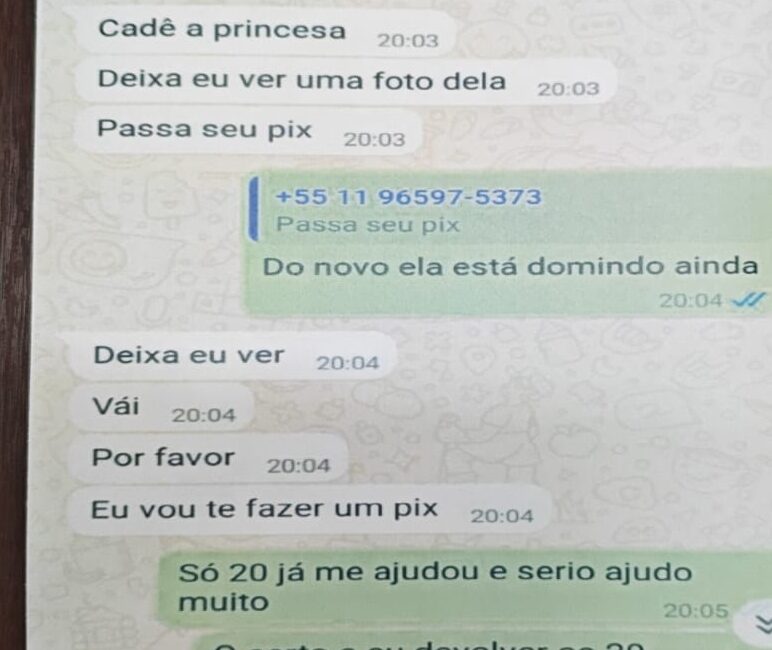 mensagens no zap