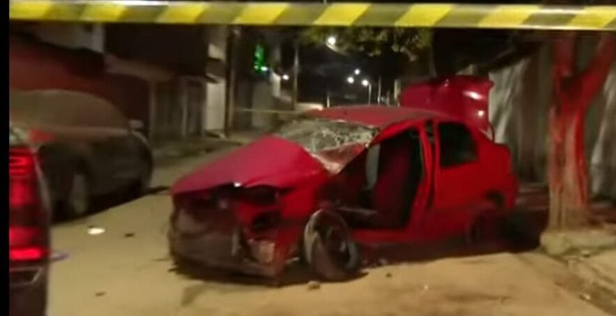 carro em acidente