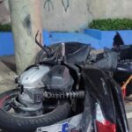 acidente com moto