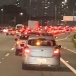 lentidão de carros