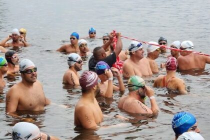 Maratona Aquática na Represa