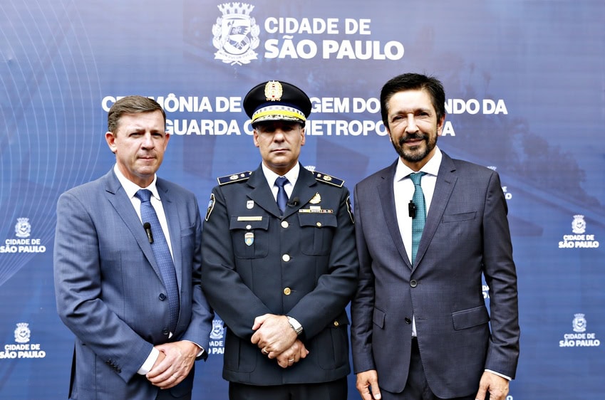 Ricardo Nunes e Orlando Morando nomeiam novo comandante da GCM de São Paulo