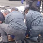 Vítima foi atropelada por um carro na Rua José Fornari, em frente à antiga empresa de ônibus Trans Bus
