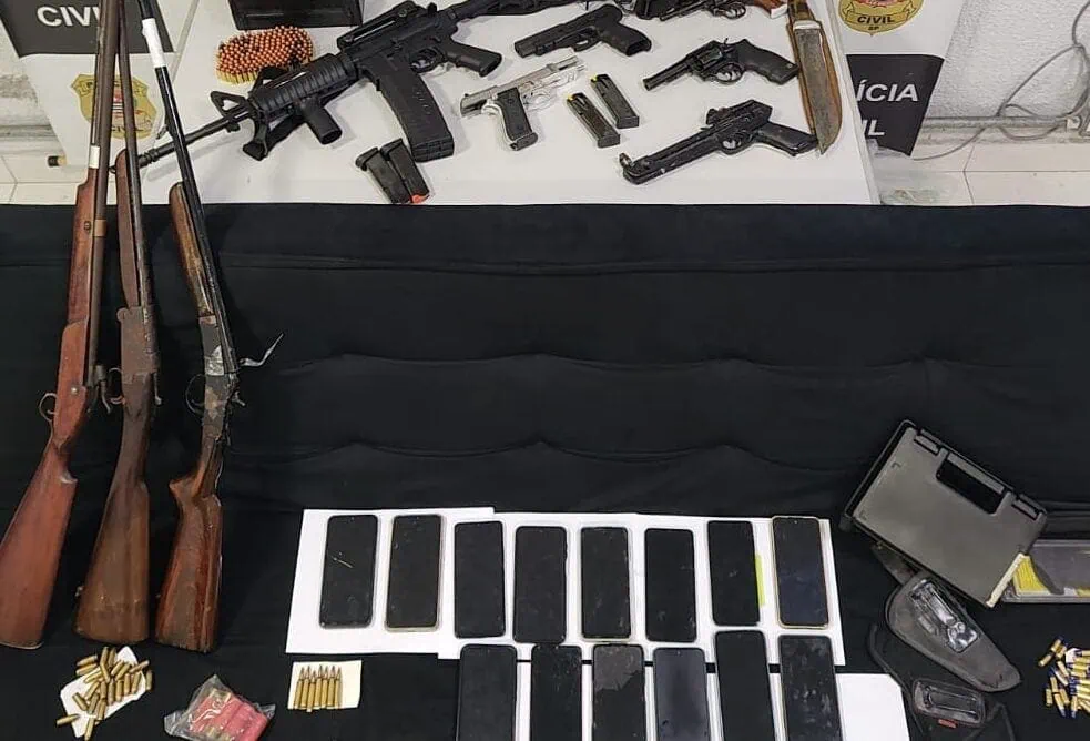 Polícia Civil de São Bernardo prende 7 pessoas e apreende 8 armas em Operação