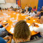 prefeito Marcelo Lima e carnavalescos
