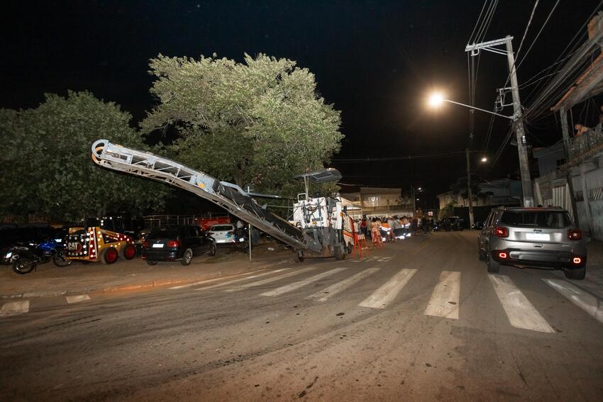 recapeamento de ruas no Detroit