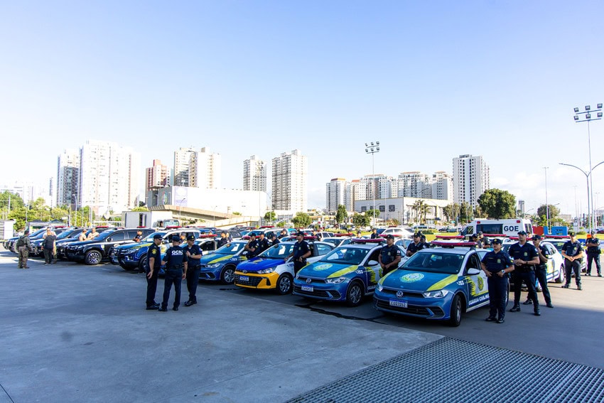 viaturas da GCM de São Bernardo