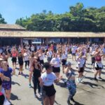 mulheres dançando zumba em são caetano