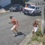 Indivíduos em moto atropelam mulher enquanto fugiam da PM em São Bernardo