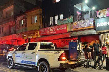 Ação do Semasa e da GCM também apreendeu uma caixa de som em estabelecimento que provocava excesso de barulho