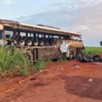 acidente com ônibus