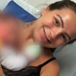 Ingrid e bebê