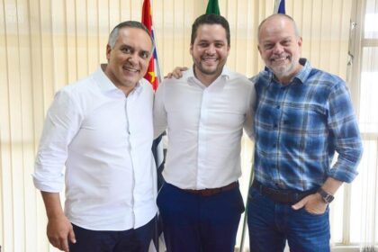 Gilvan recebe Marcelo Lima e Tite Campanella para discutir segurança pública e saúde