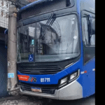 Cinco pessoas ficam feridas após acidente de ônibus em Santo André