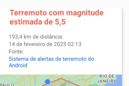 alerta google - terremoto