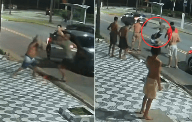 Idoso é espancado por motorista de Porsche que não gostou de ser criticado por barulho