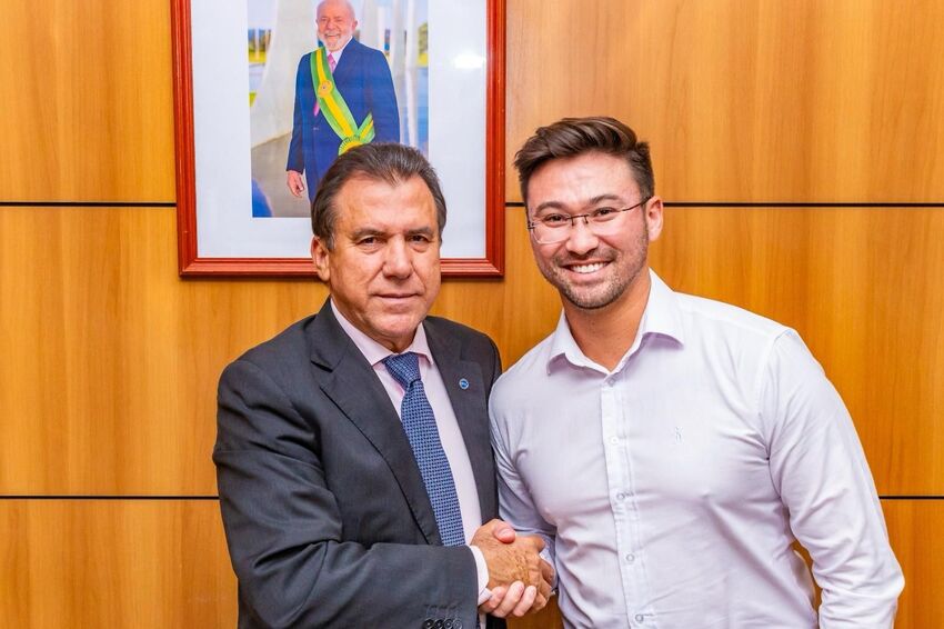 Luiz Marinho e Akira Auriani
