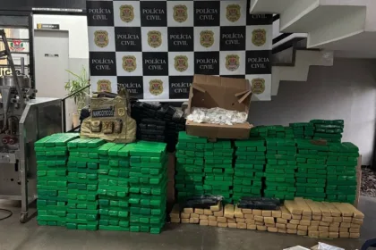 Operação contra tráfico termina com apreensão de uma tonelada de droga em Sto.André
