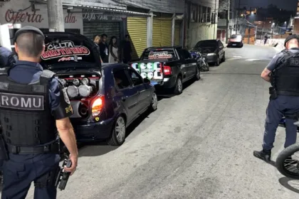 viaturas da GCM em operação em Santo André