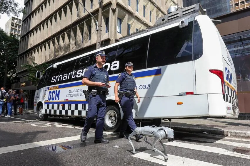 cão-robô da GCM de São Paulo