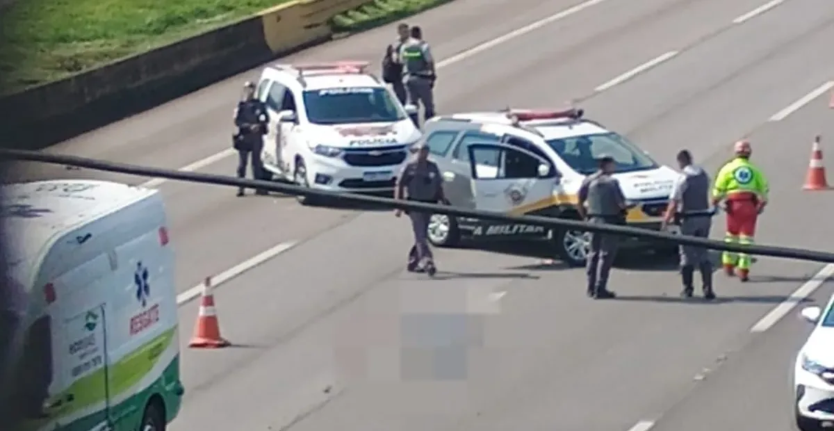Homem morre atropelado na Rodovia dos Imigrantes