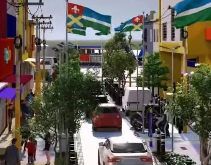 como ficará a rua do Comércio