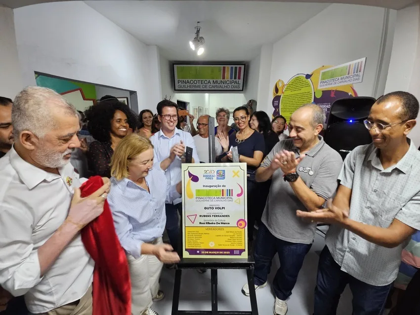 Guto Volpi celebra marco cultural com inauguração da Pinacoteca em Ribeirão Pires