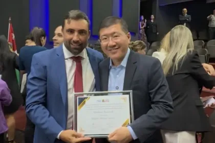 Taka Yamauchi recebe título de Cidadão Ribeirão-Pirense
