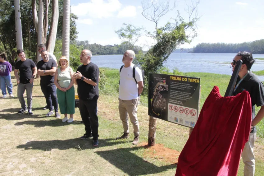 Prefeitura de Ribeirão Pires inaugura Trilha do Tapiá no Parque Oriental