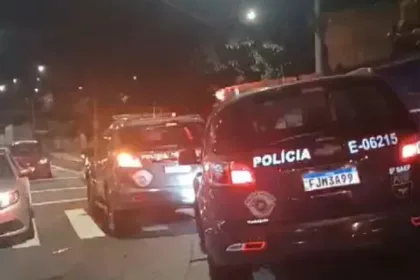 Viaturas do Baep em Santo André