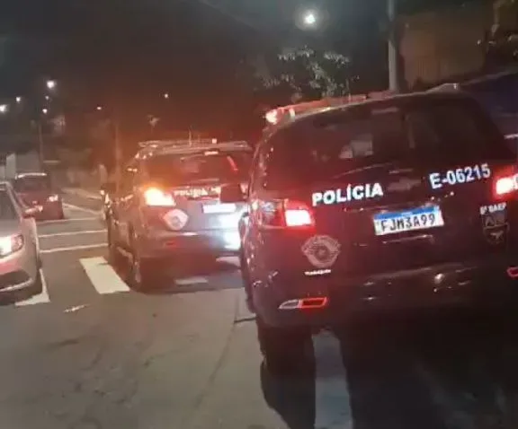 Viaturas do Baep em Santo André