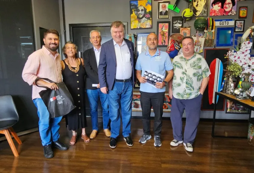 Guto Volpi recebe visita do secretário de Estado dos Direitos da Pessoa com Deficiência