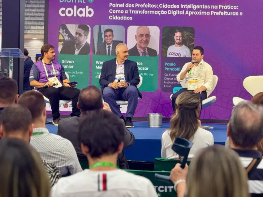 Gilvan apresenta inovações de Santo André no maior congresso de cidades inteligentes das Américas