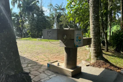 Após atos de vandalismo, bebedouro público de Ribeirão Pires ganha novo endereço