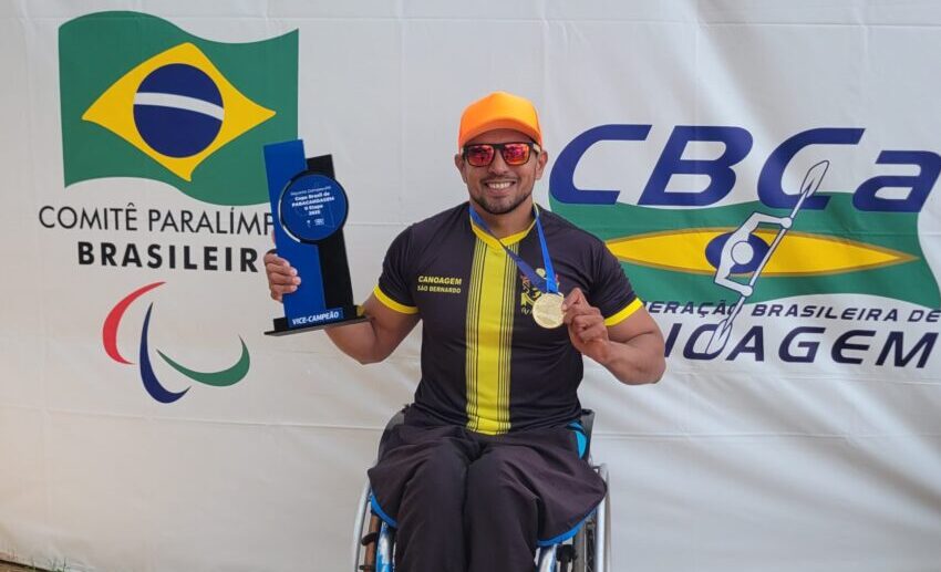 Paracanoagem de São Bernardo conquista medalhas na II Etapa da Copa do Brasil