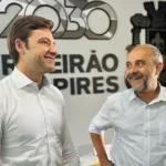 Prefeito Guto Volpi se reuniu com deputado Thiago Auricchio, que destinou R$ 1 milhão para a saúde de Ribeirão Pires