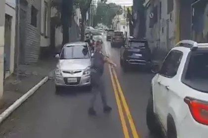 PM apreende veículo com placa clonada e prende suspeito em São Caetano