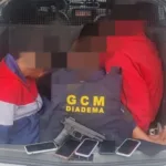 GCM de Diadema apreende dupla com simulacro após furto de celulares de estudantes