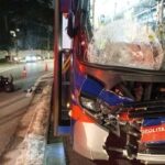 Motociclista de 37 anos morre após acidente com ônibus em São Bernardo. Foto: TV São Bernardo