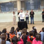 Gilvan dá início a obras de reforma da escola Prof.ª Hermínia Lopes Lobo