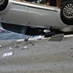 Motorista embriagado conduzia carro que capotou no Jardim Silvina e é detido