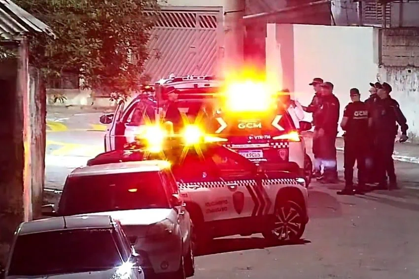 Videomonitoramento flagra furto em obra e homem é preso pela GCM de S.Caetano