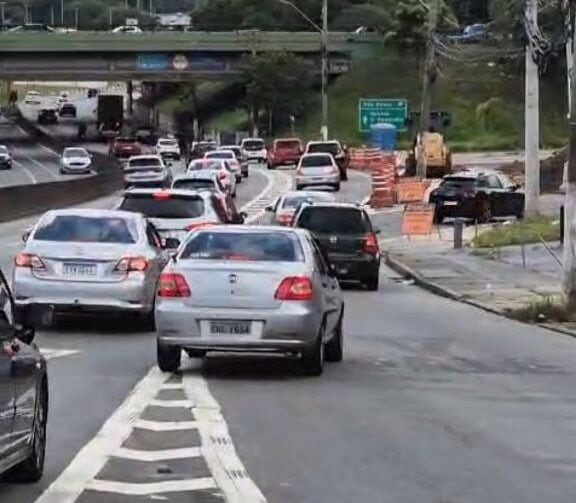 nova mudança no acesso 16 da Anchieta