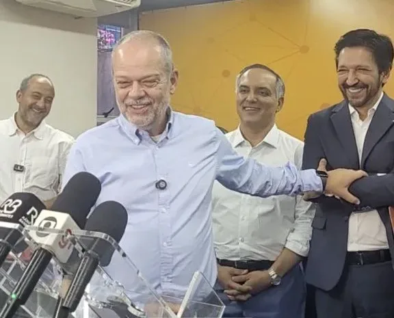 prefeito Tite e Ricardo Nunes