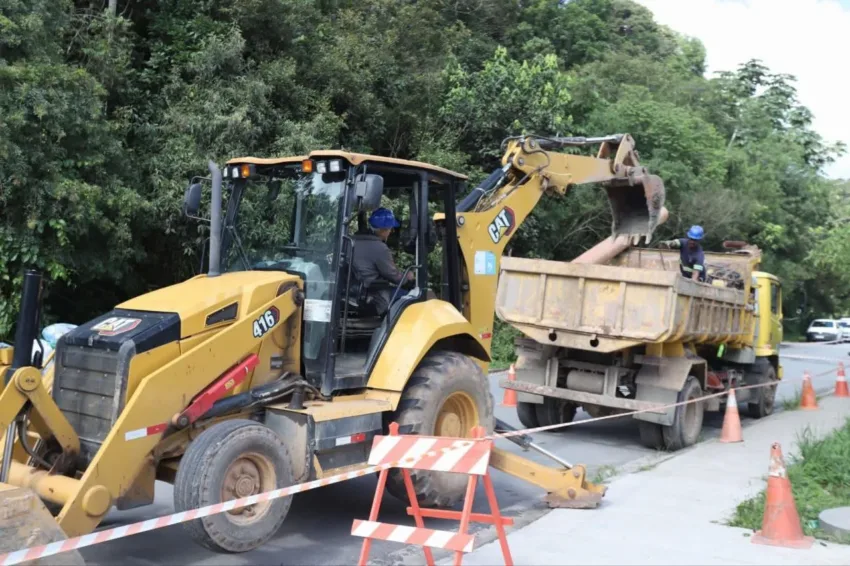 Obras levam rede de esgoto a 500 residências do Parque Miami, em Santo André