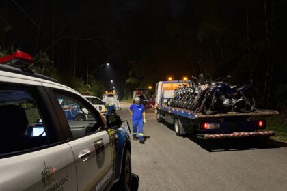 Ação da GCM apreende 26 motos e encerra manobras irregulares no Batistini