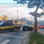 Motociclista foi socorrido pelo Samu (Serviço de Atendimento Móvel de Urgência) e levado ao CHM.