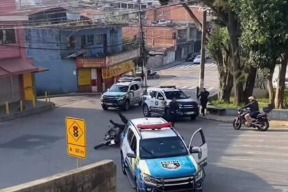 Durante ocorrência de manobras perigosas, GCM de S.Bernardo é atropelada